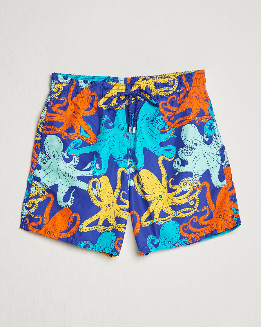 Homme | Maillots De Bain | Vilebrequin | Moorea Swim Shorts Purple Blue