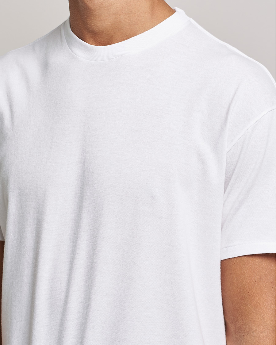 Heren | T-shirts | Auralee | Seamless Crewneck T-Shirt White