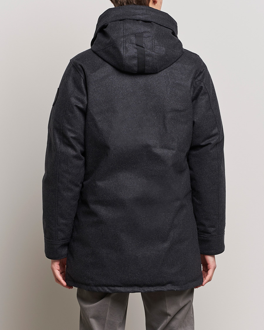Homme | Manteaux Et Vestes | Canada Goose Black Label | Canada Goose Langford Wool Parka Carbon Melange