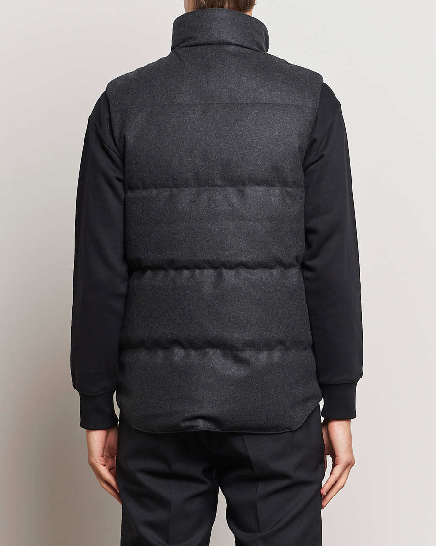Homme | Manteaux Et Vestes | Canada Goose Black Label | Canada Goose Garson Wool Vest Carbon Melange