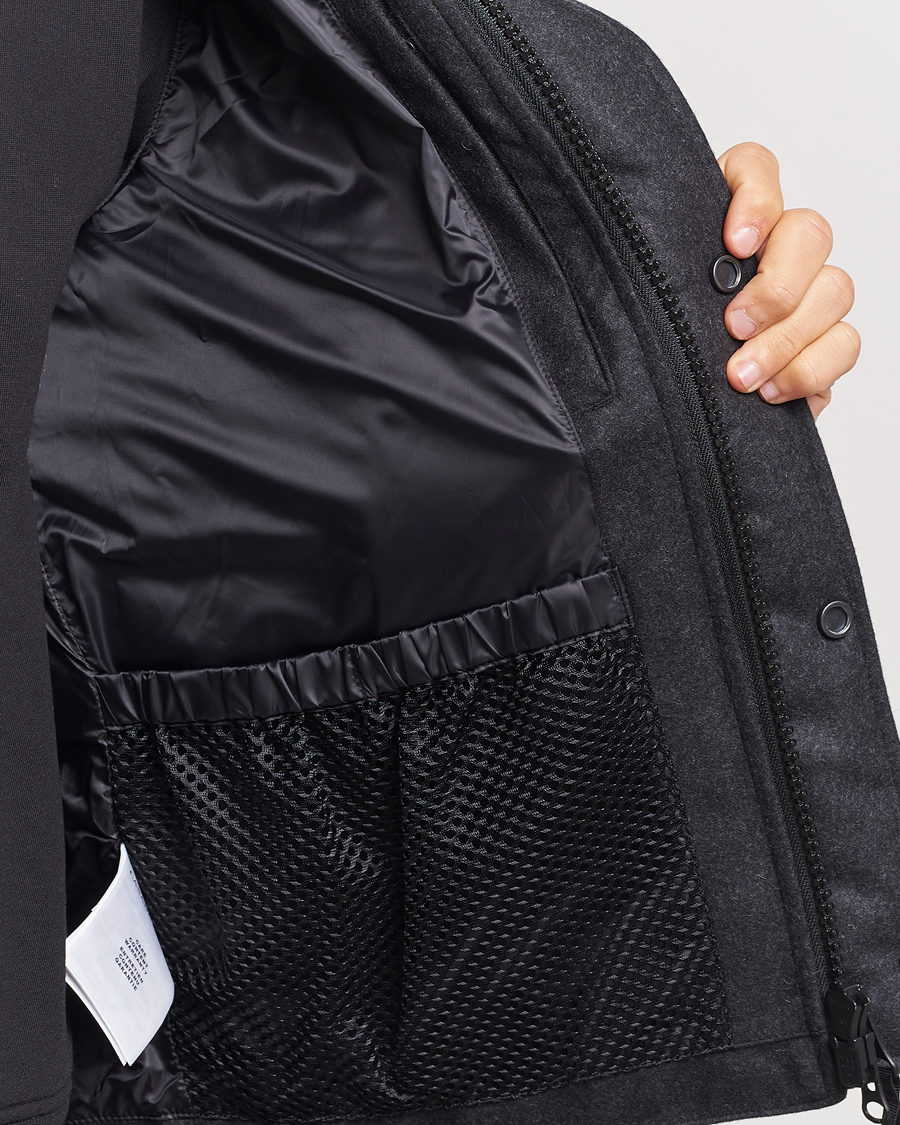 Homme | Manteaux Et Vestes | Canada Goose Black Label | Canada Goose Garson Wool Vest Carbon Melange