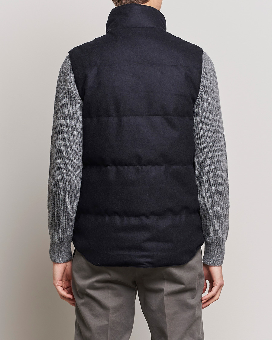 Homme | Gilets | Canada Goose Black Label | Canada Goose Garson Wool Vest Atlantic Navy Melange