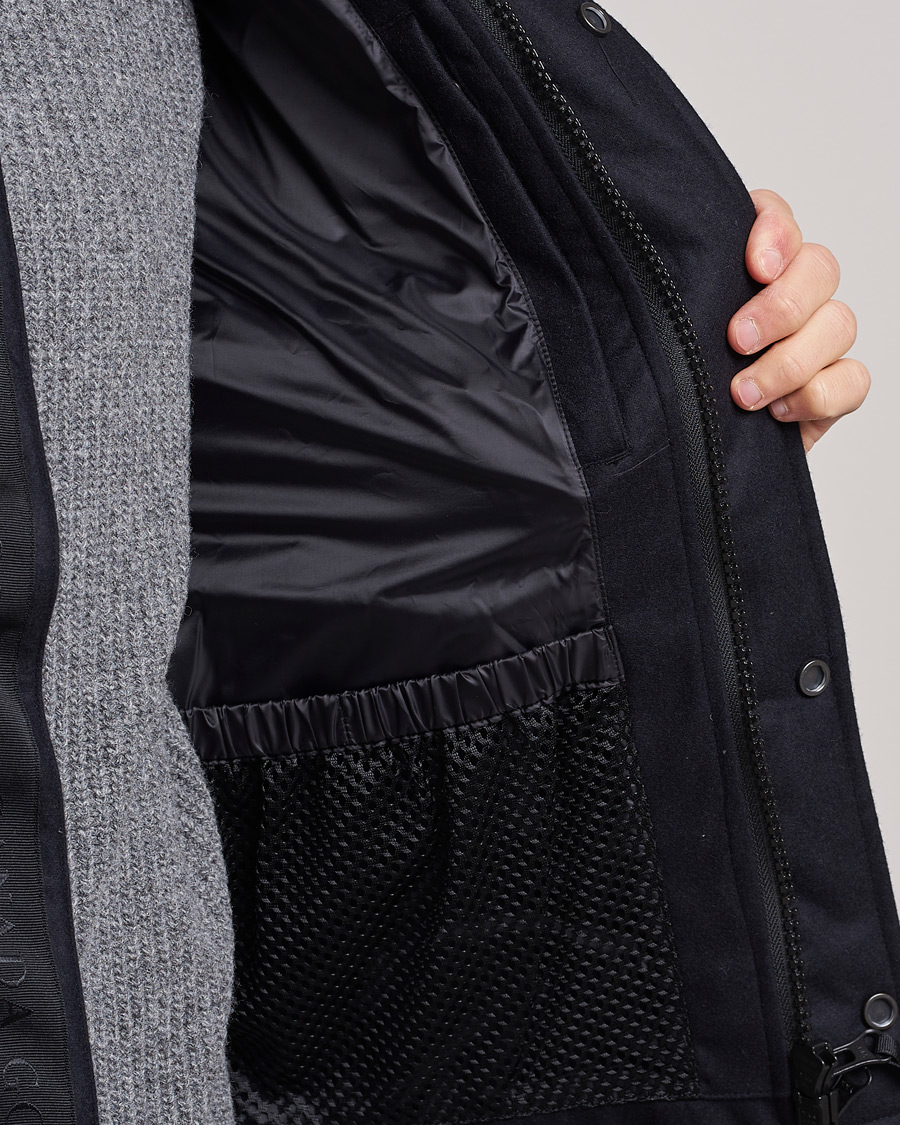 Homme | Gilets | Canada Goose Black Label | Canada Goose Garson Wool Vest Atlantic Navy Melange
