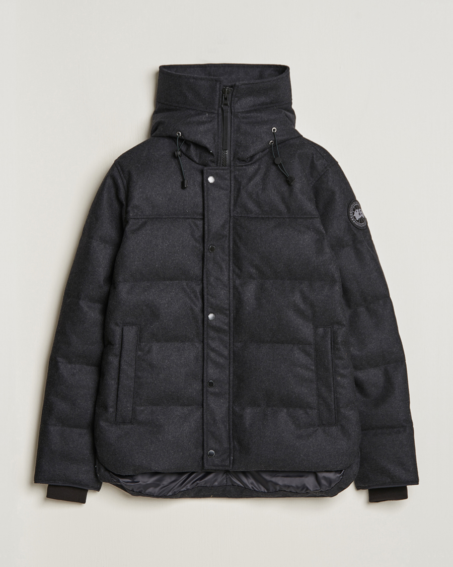 Heren | Jassen | Canada Goose Black Label | Canada Goose Macmillan Wool Parka Carbon Melange