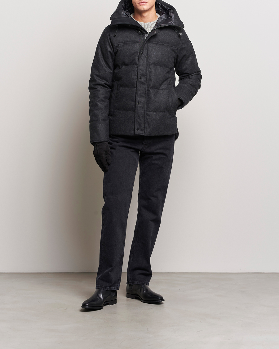 Heren | Jassen | Canada Goose Black Label | Canada Goose Macmillan Wool Parka Carbon Melange