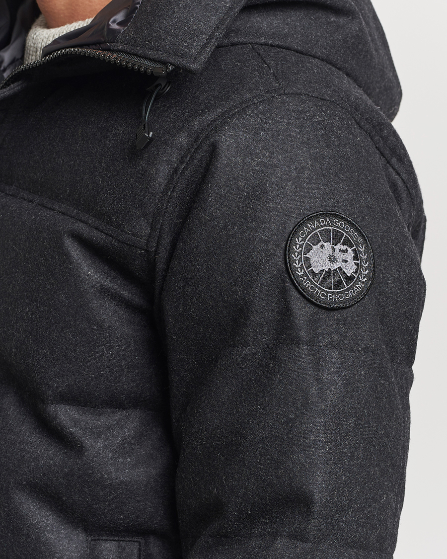Heren | Jassen | Canada Goose Black Label | Canada Goose Macmillan Wool Parka Carbon Melange