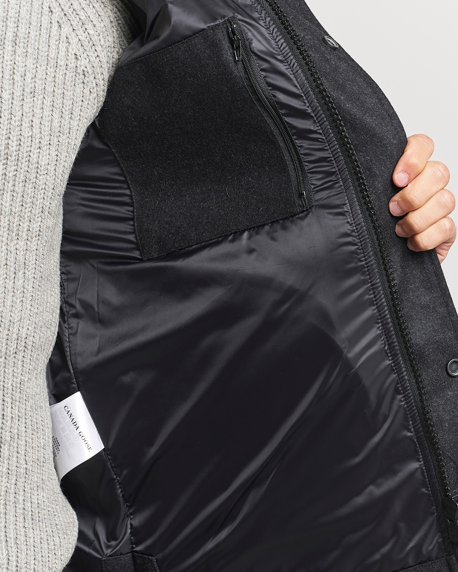 Heren | Jassen | Canada Goose Black Label | Canada Goose Macmillan Wool Parka Carbon Melange