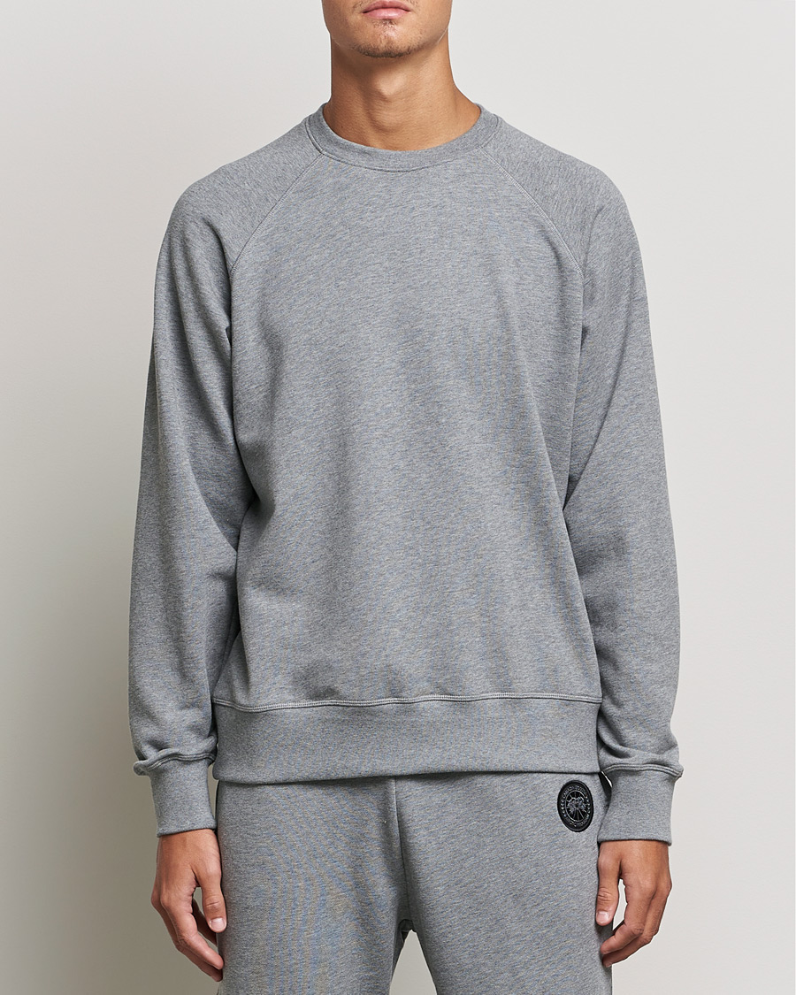 Homme | Pulls Et Tricots | Canada Goose Black Label | Huron Crewneck Stone Heather