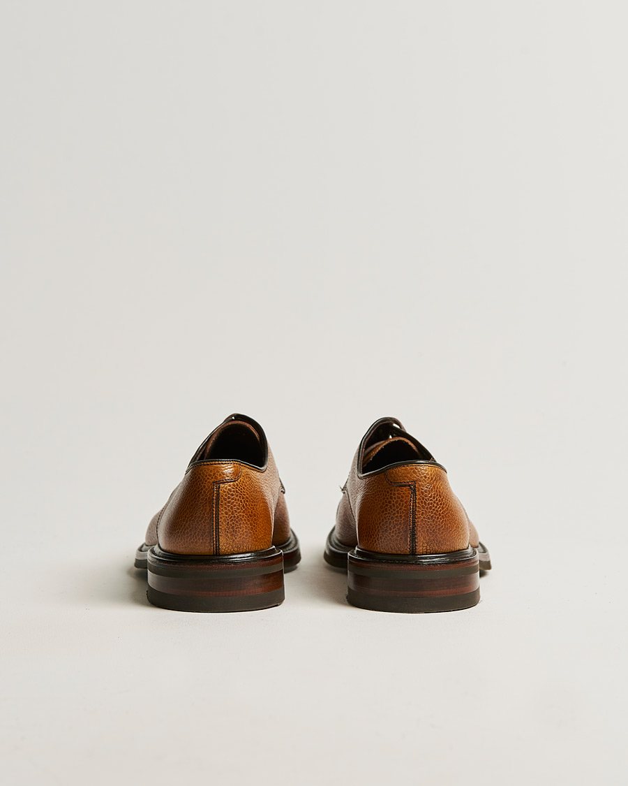 Homme | Loake 1880 Ampleforth Burnished Grain Toe-Cap Derby Chestnut | Loake 1880 | Ampleforth Burnished Grain Toe-Cap Derby Chestnut