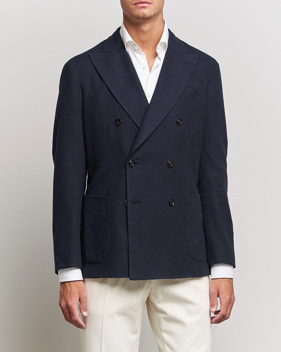Homme | Blazers | Boglioli | K Jacket Double Breasted Blazer Navy