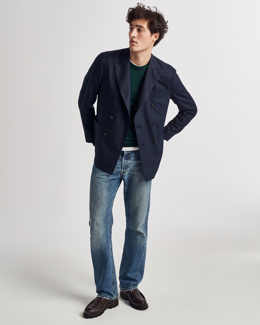 Homme | Blazers | Boglioli | K Jacket Double Breasted Blazer Navy