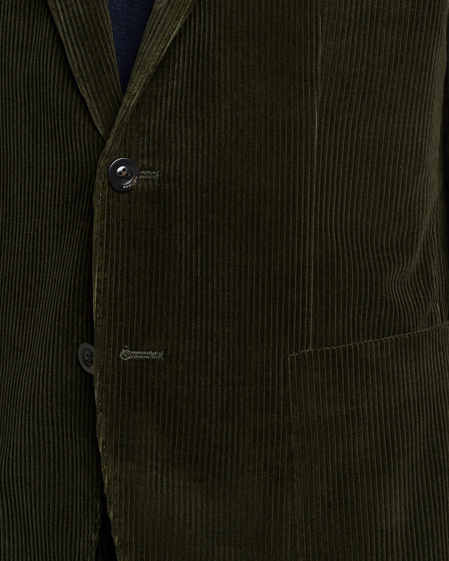 Heren | Pakken | Boglioli | K Jacket Wale Corduroy Suit Forest Green