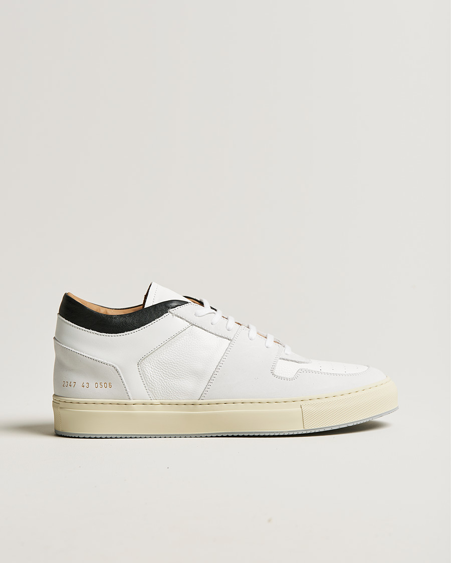 Homme | Common Projects Decades Mid Sneaker White | Common Projects | Decades Mid Sneaker White