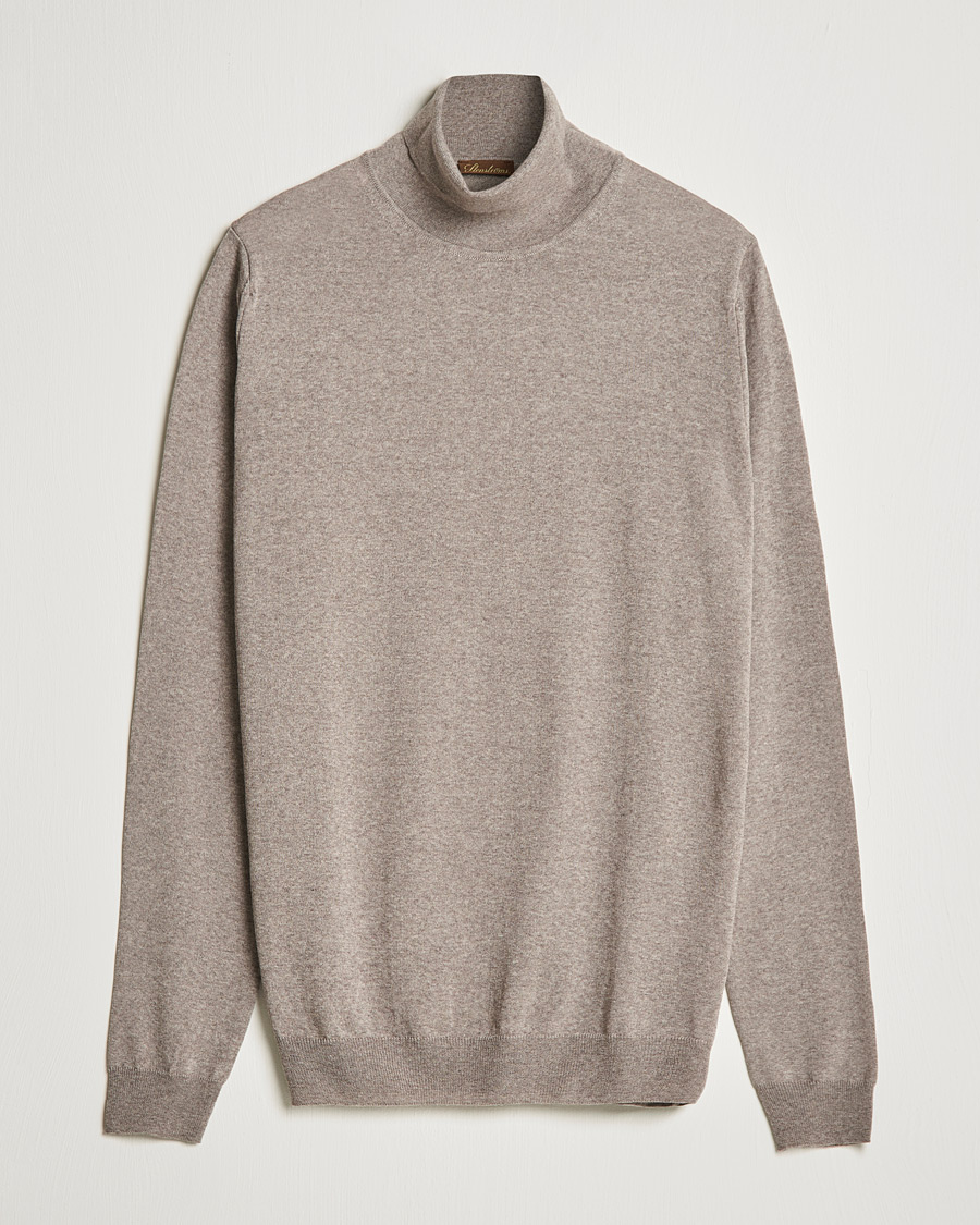 Homme | Pulls Et Tricots | Stenströms | Fine Merino Rollneck Camel