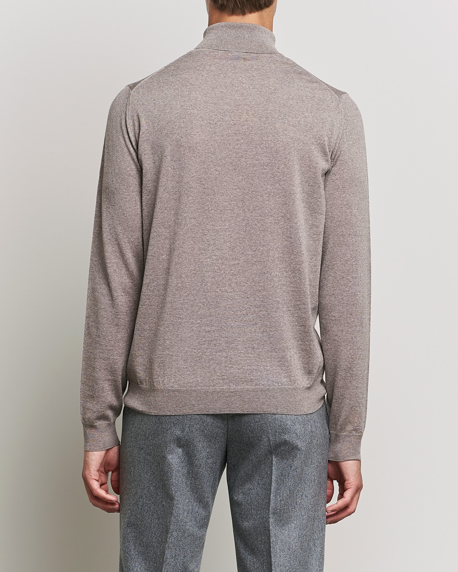 Homme | Pulls Et Tricots | Stenströms | Fine Merino Rollneck Camel
