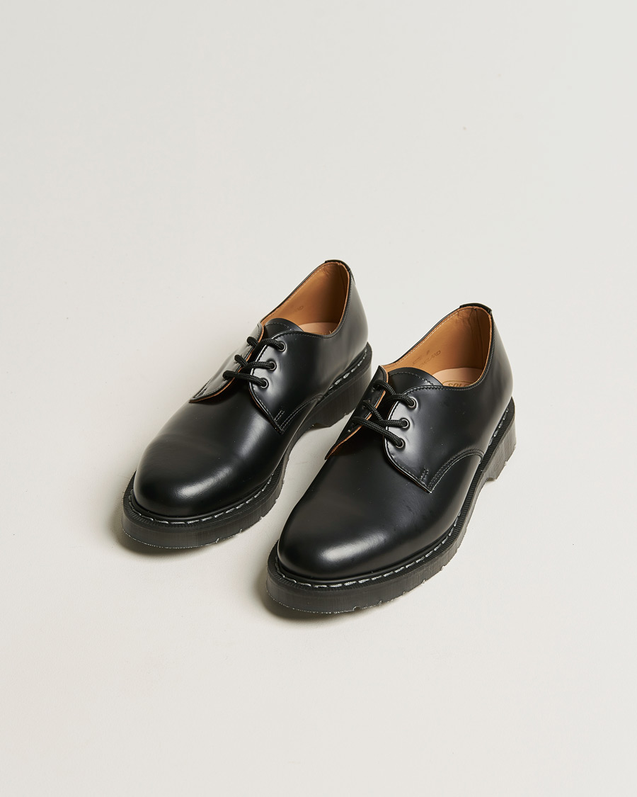 Homme | Derbies | Solovair | 3 Eye Gibson Shoe Black Shine