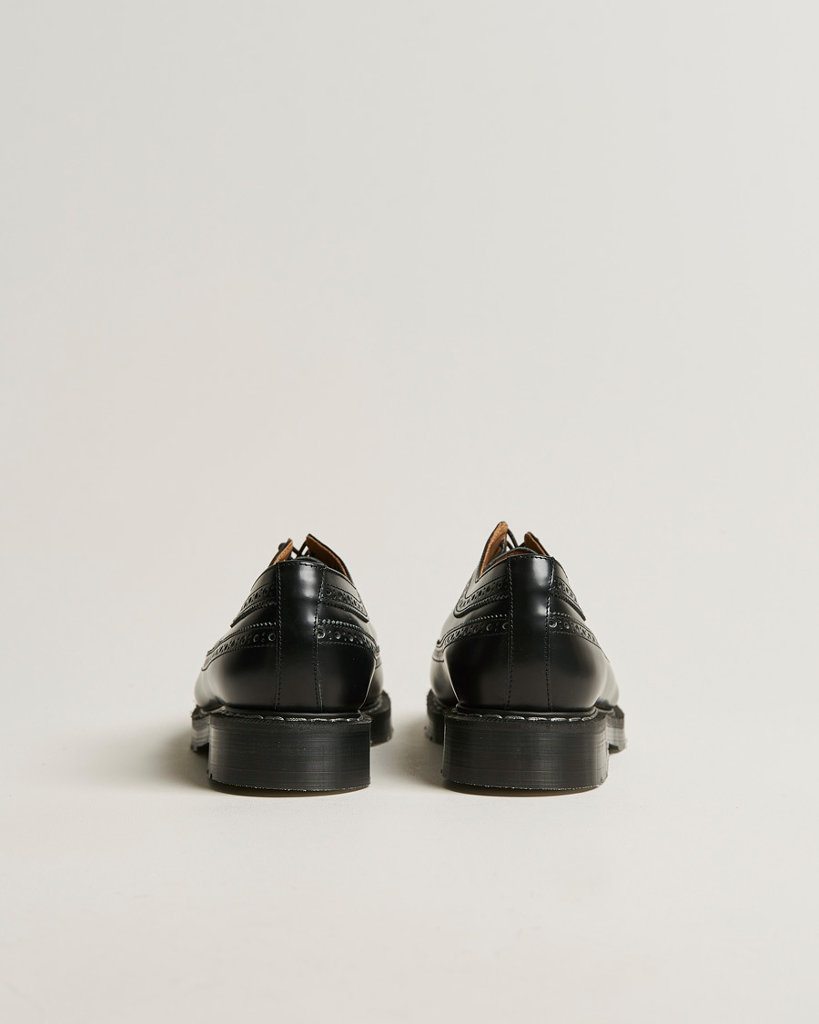 Heren | Brogues | Solovair | American Brogue Shoe Black Shine