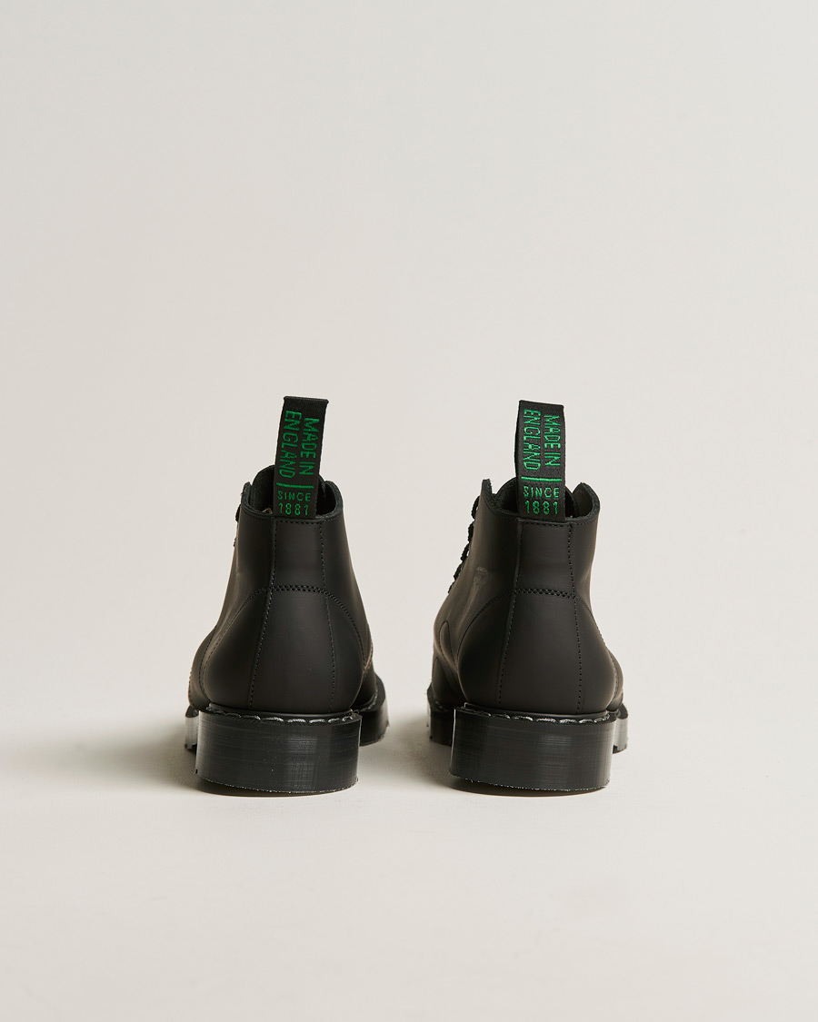 Homme | Solovair 7 Eye Monkey Boot Black Greasy | Solovair | 7 Eye Monkey Boot Black Greasy