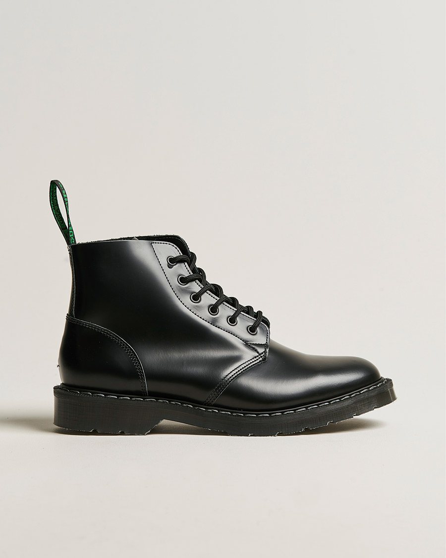 Heren | Laarzen | Solovair | 6 Eye Astronaut Boot Black Shine