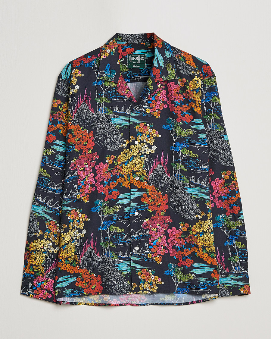 Homme | Chemises | Gitman Vintage | Japanese Winter Garden Camp Shirt Multicolor