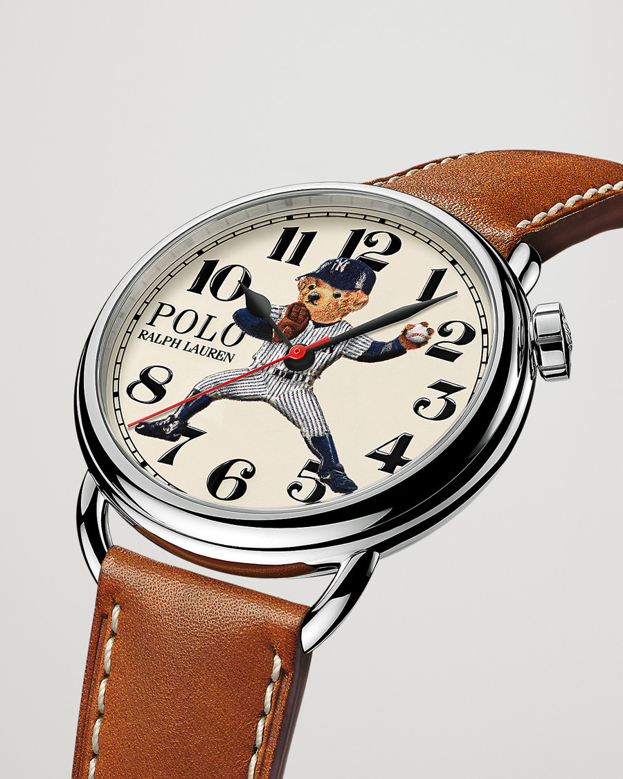 Homme | Polo Ralph Lauren 42mm Automatic Yankee Bear White Dial | Polo Ralph Lauren | 42mm Automatic Yankee Bear White Dial
