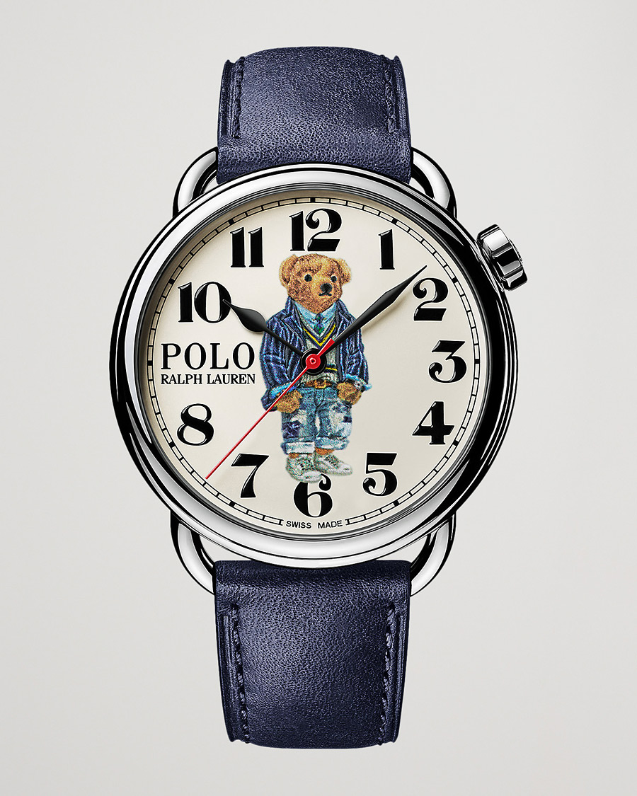 Homme | Polo Ralph Lauren 42mm Automatic Cricket Bear White Dial | Polo Ralph Lauren | 42mm Automatic Cricket Bear White Dial