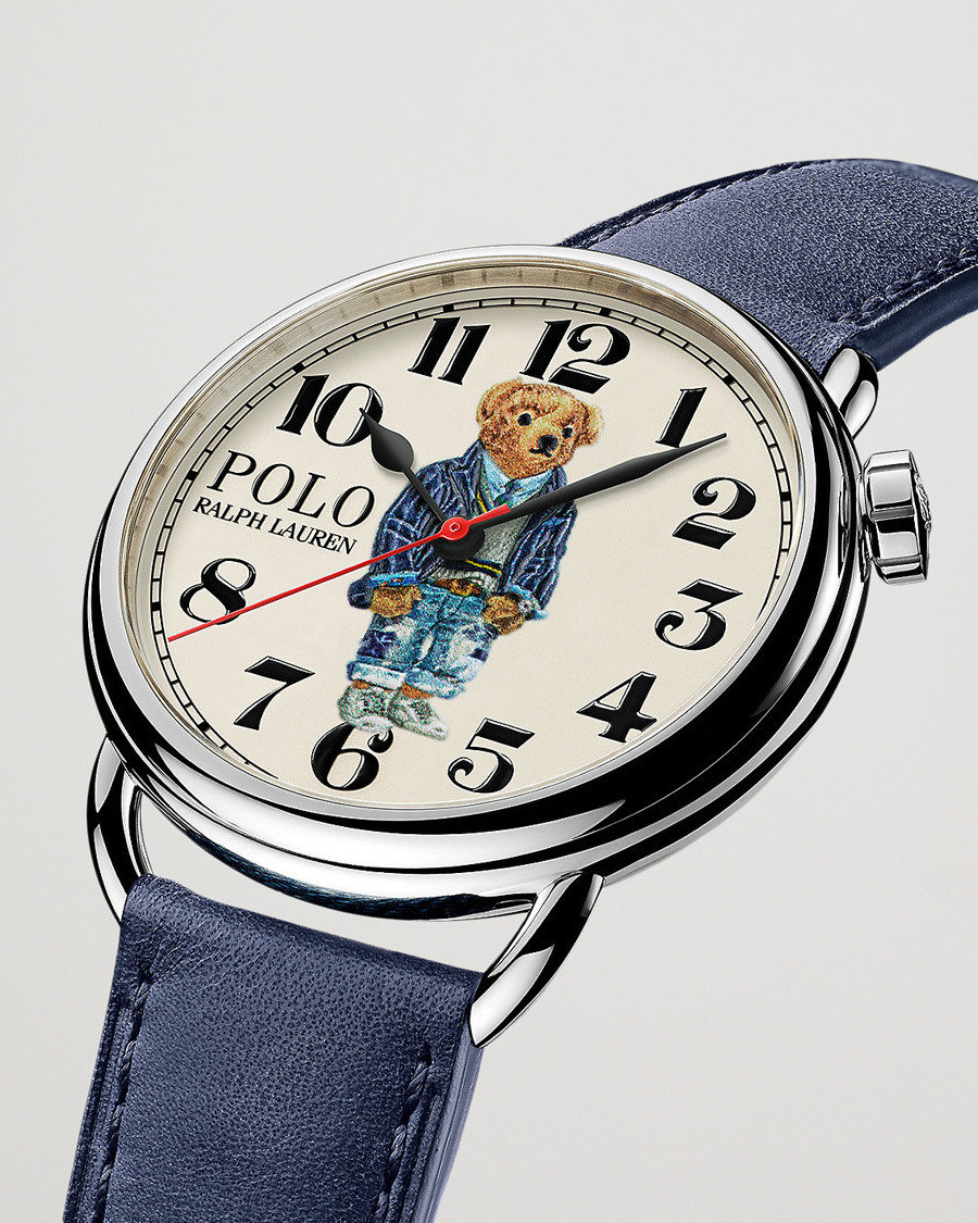 Homme | Polo Ralph Lauren 42mm Automatic Cricket Bear White Dial | Polo Ralph Lauren | 42mm Automatic Cricket Bear White Dial