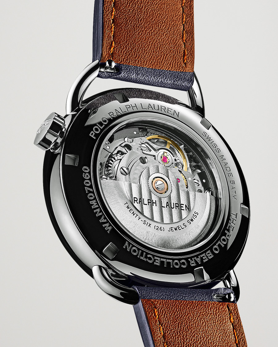 Homme | Polo Ralph Lauren 42mm Automatic Cricket Bear White Dial | Polo Ralph Lauren | 42mm Automatic Cricket Bear White Dial