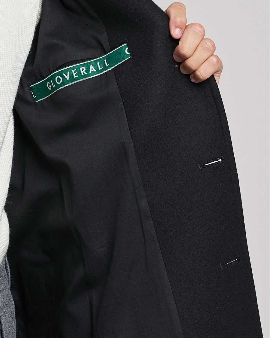Homme | Manteaux Et Vestes | Gloverall | Chesterfield Wool/Cashmere Raglan Coat Black