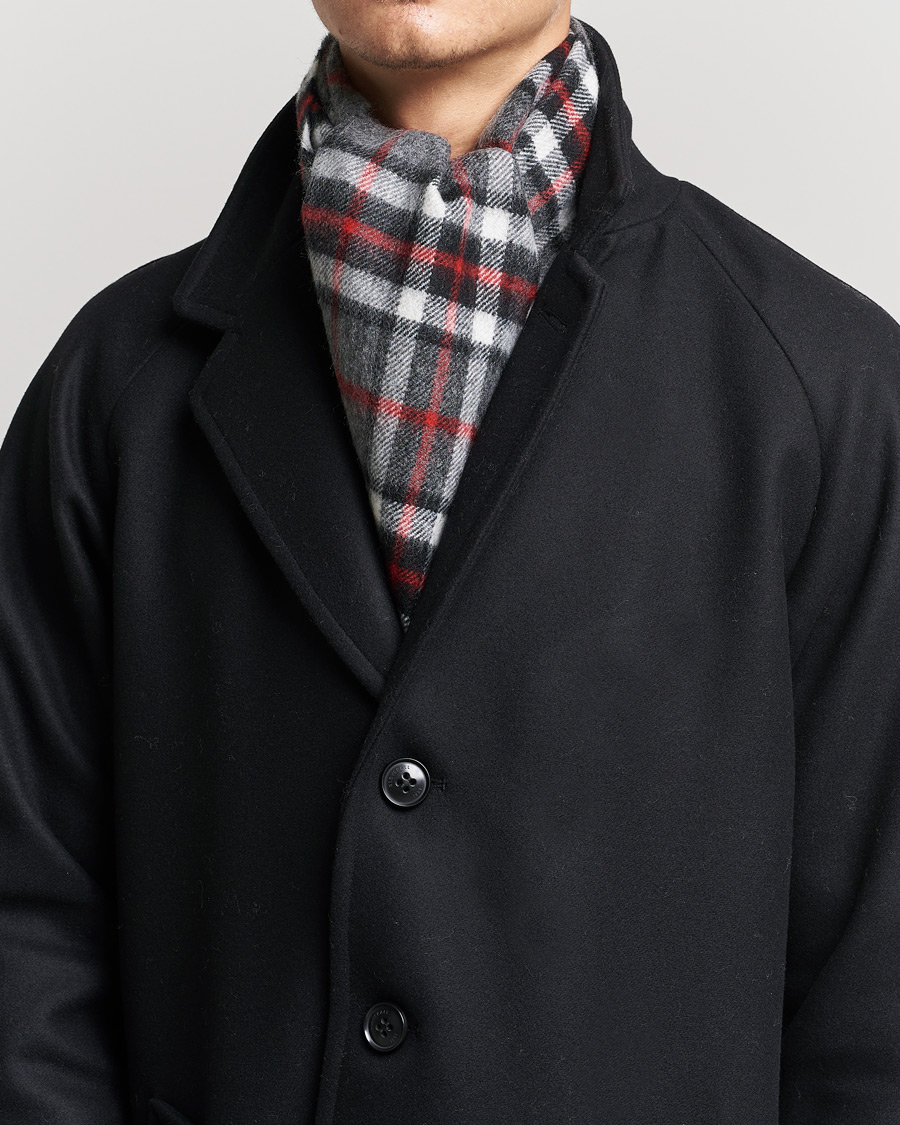 Homme | Gloverall Lambswool Scarf Thomson Grey | Gloverall | Lambswool Scarf Thomson Grey