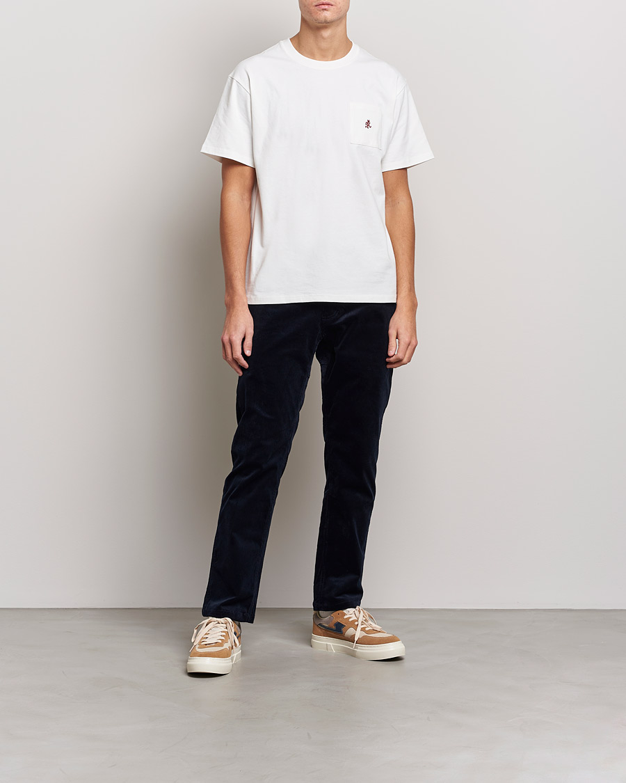 Heren | Broeken | Gramicci | Corduroy NN Cropped Pants Dark Navy