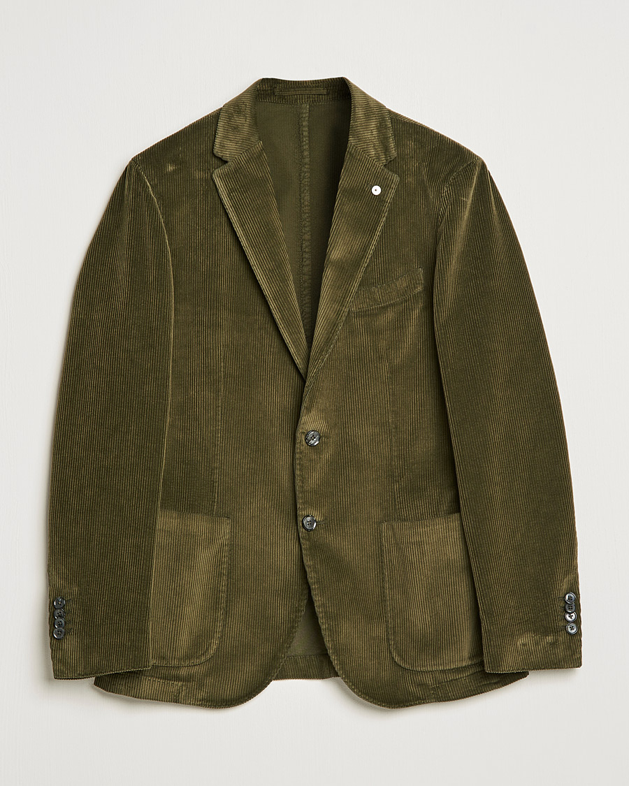 Heren | Blazers | L.B.M. 1911 | Jack Corduroy Blazer Olive