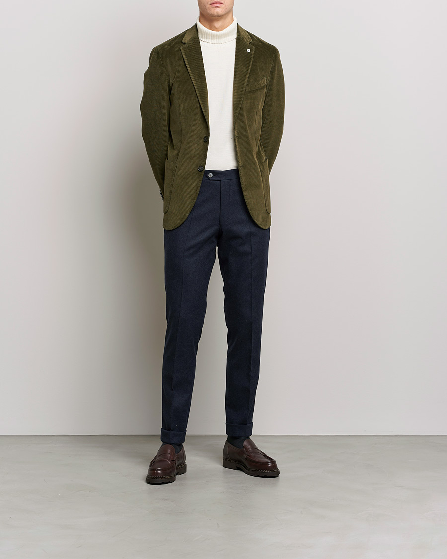 Heren | Blazers | L.B.M. 1911 | Jack Corduroy Blazer Olive