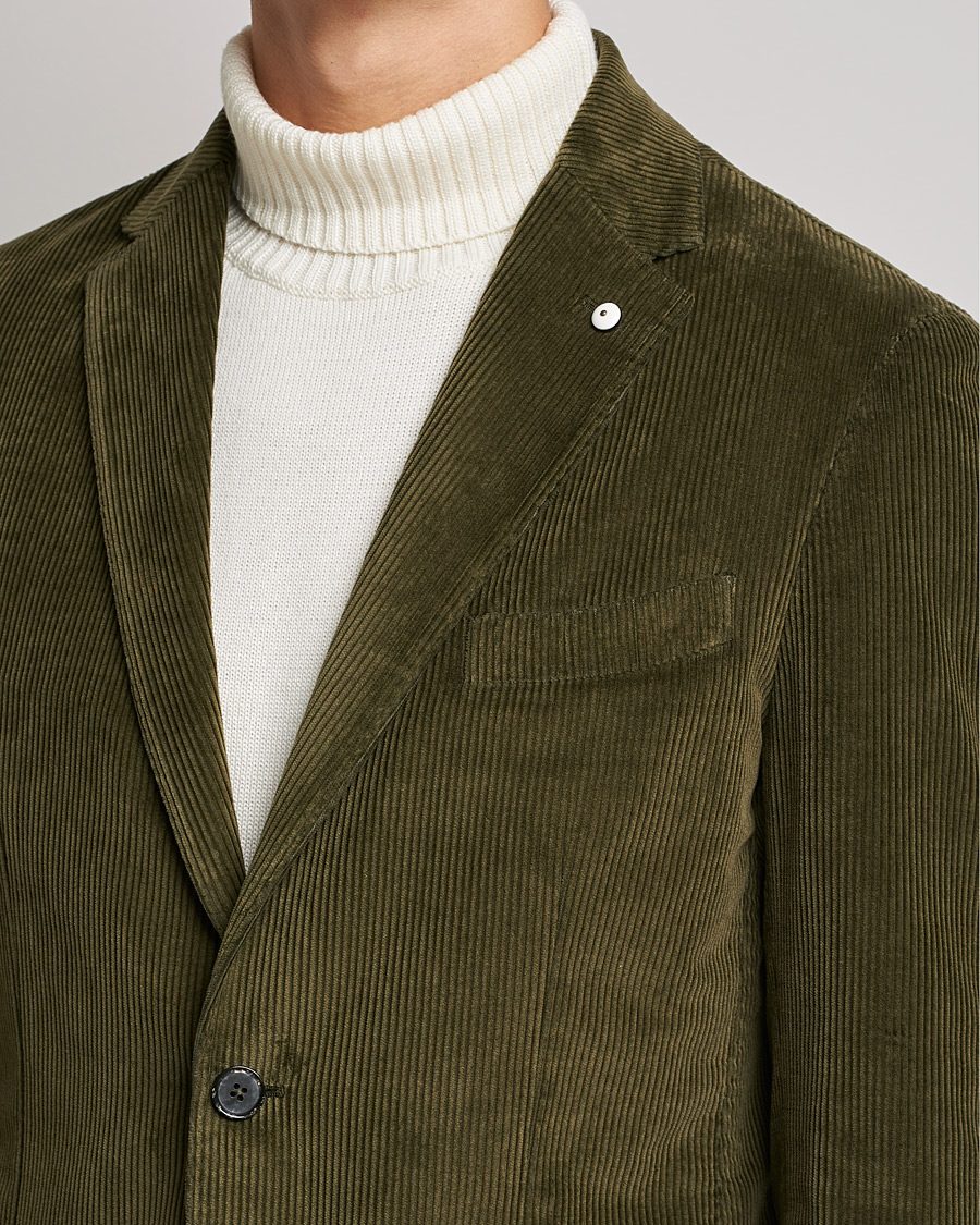 Heren | Blazers | L.B.M. 1911 | Jack Corduroy Blazer Olive
