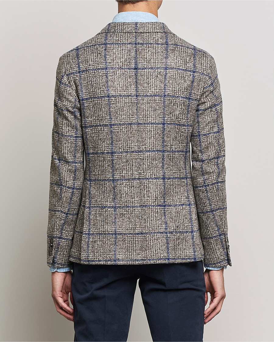 Heren | Blazers | L.B.M. 1911 | Jack Checked Wool Blazer Grey/Blue