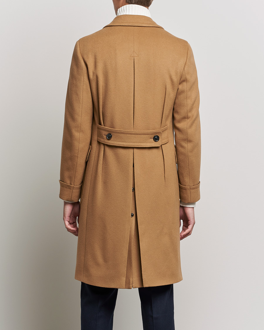 Homme | Manteaux Et Vestes | Lardini | Ulster Double Breasted Wool Coat Camel