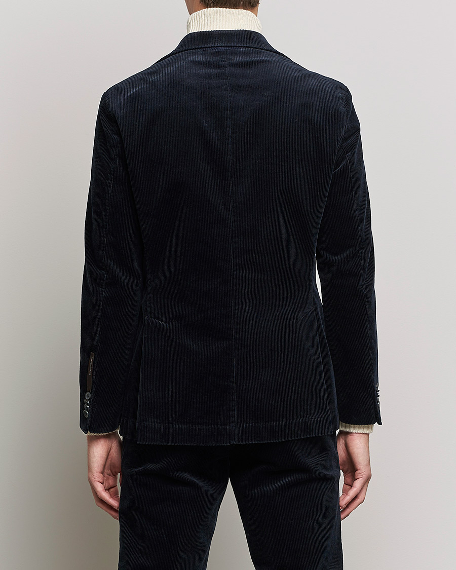 Heren | Blazers | Oscar Jacobson | Ferry Soft Cord Blazer Navy