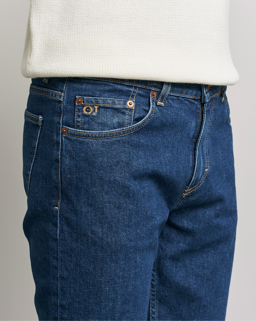 Heren | Jeans | Oscar Jacobson | Albert Cotton Stretch Jeans Thunder