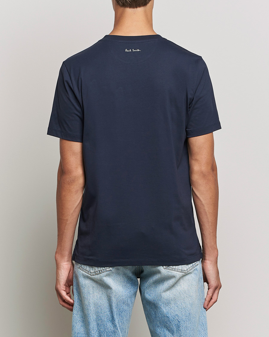 Heren | T-shirts | Paul Smith | Artist Stripe T-shirt Navy