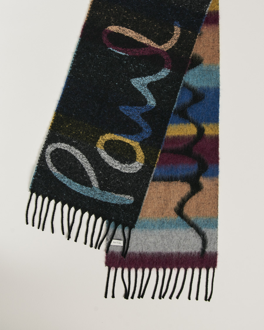 Homme | Paul Smith Wool Alpaca Scarf Black | Paul Smith | Wool Alpaca Scarf Black