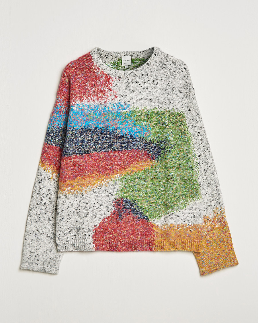 Heren | Truien | Paul Smith | Cotton Alpaca Knitted Sweater Beige