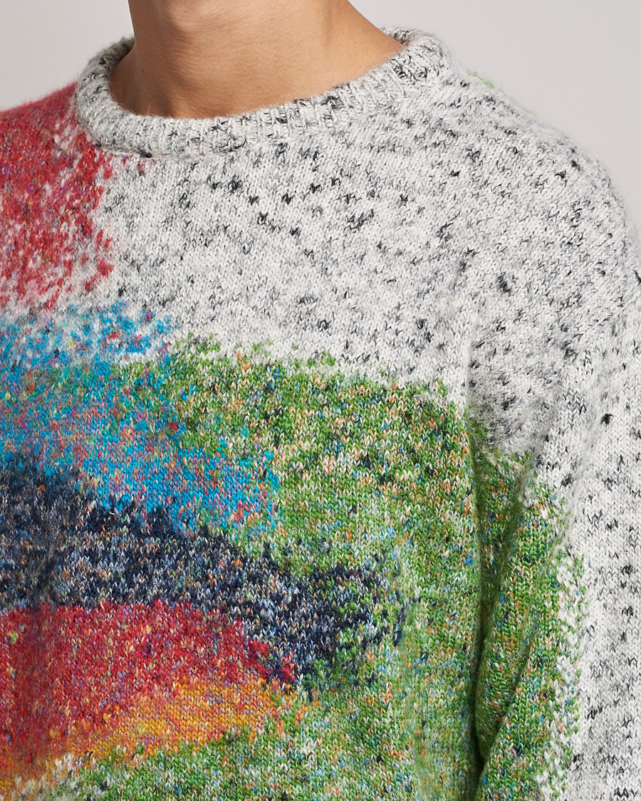 Heren | Truien | Paul Smith | Cotton Alpaca Knitted Sweater Beige