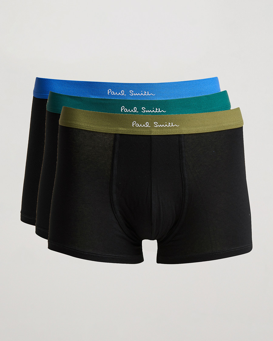 Heren | Ondergoed | Paul Smith | 3-Pack Trunk Black
