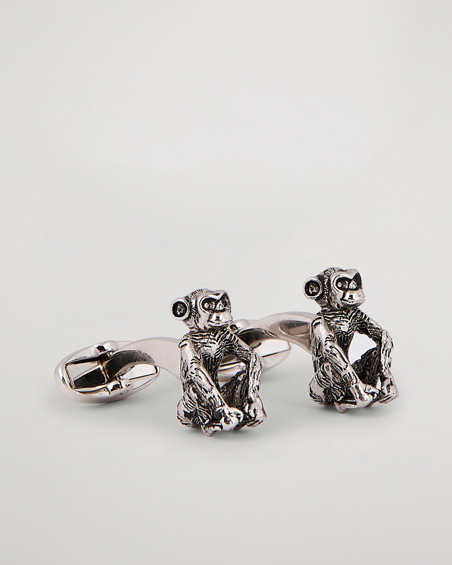 Heren | Paul Smith Monkey Cufflink Silver | Paul Smith | Monkey Cufflink Silver