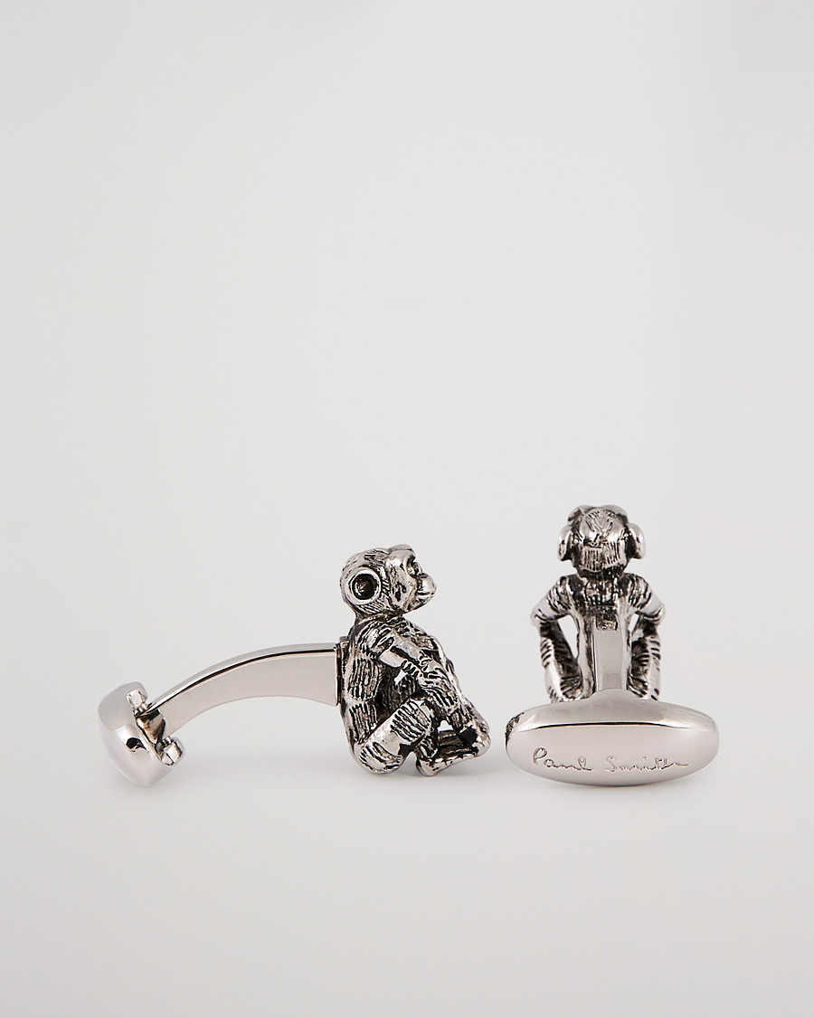 Heren | Paul Smith Monkey Cufflink Silver | Paul Smith | Monkey Cufflink Silver