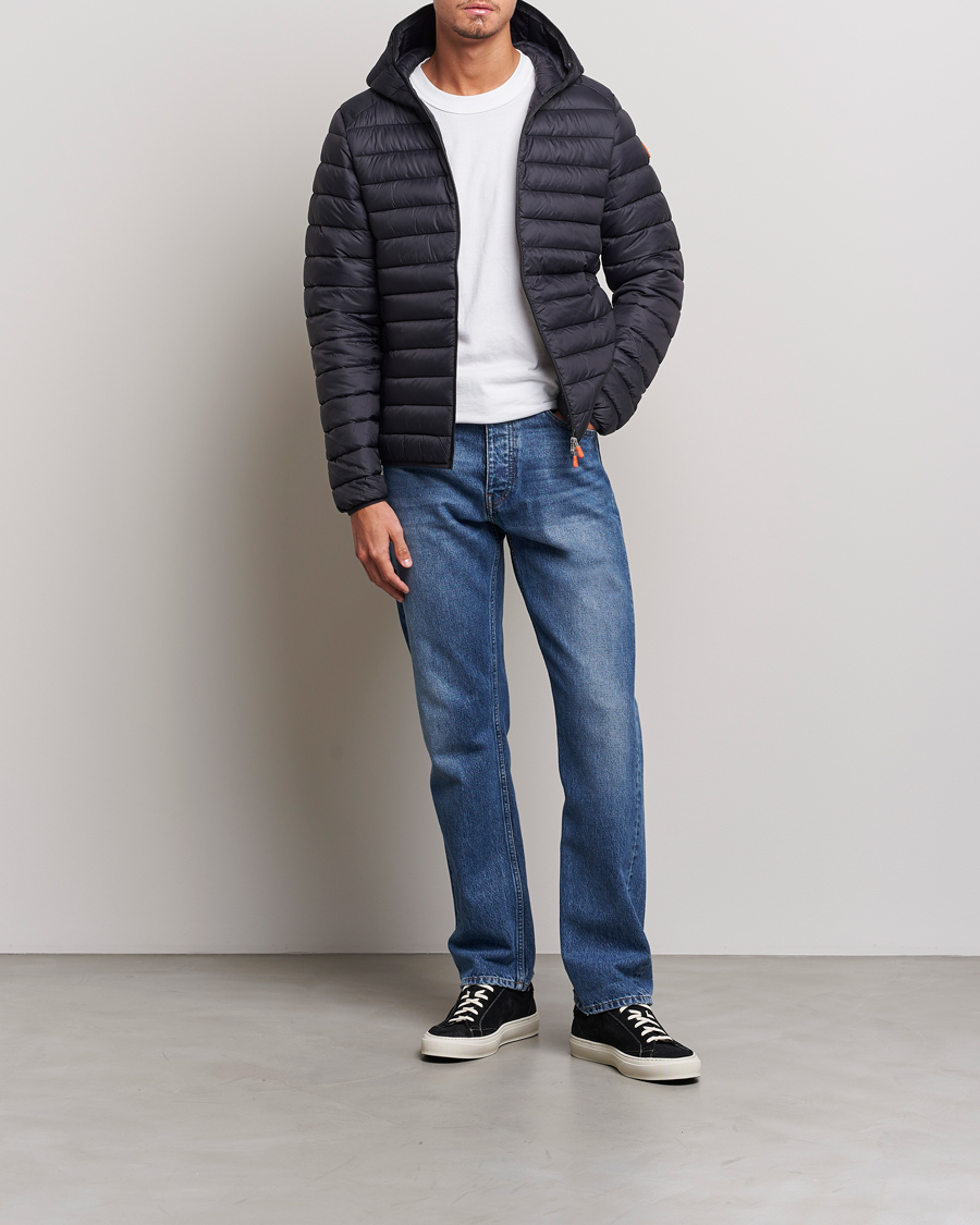 Homme | Manteaux Et Vestes | Save The Duck | Donald Lightweight Padded Hooded Jacket Black