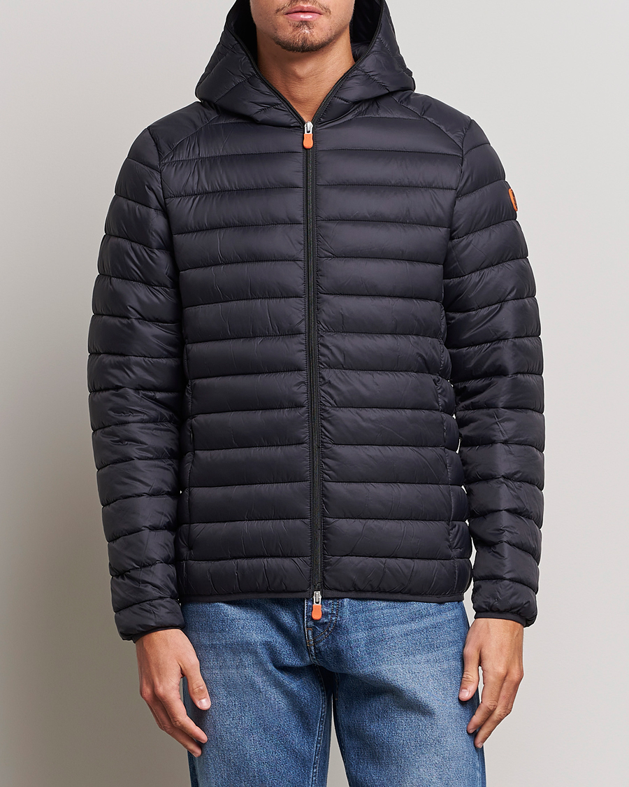 Homme | Manteaux Et Vestes | Save The Duck | Donald Lightweight Padded Hooded Jacket Black