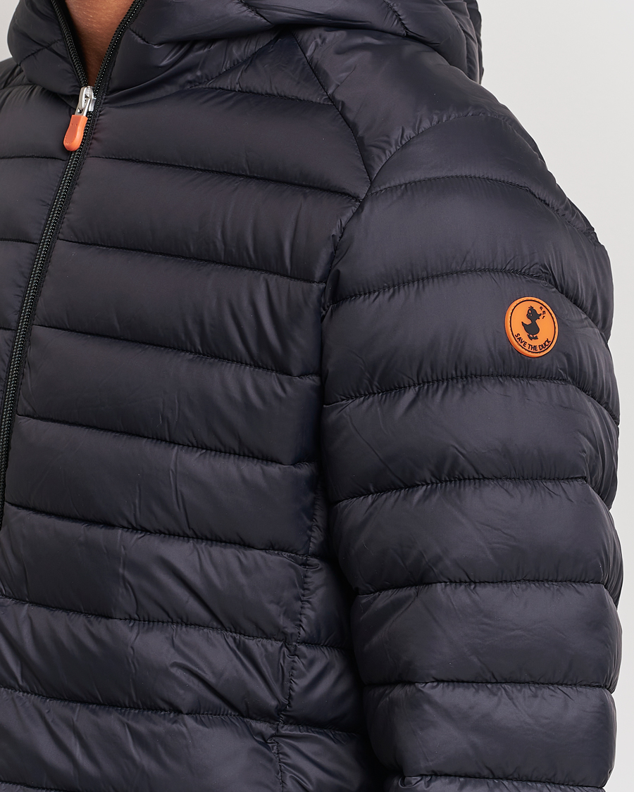 Homme | Manteaux Et Vestes | Save The Duck | Donald Lightweight Padded Hooded Jacket Black