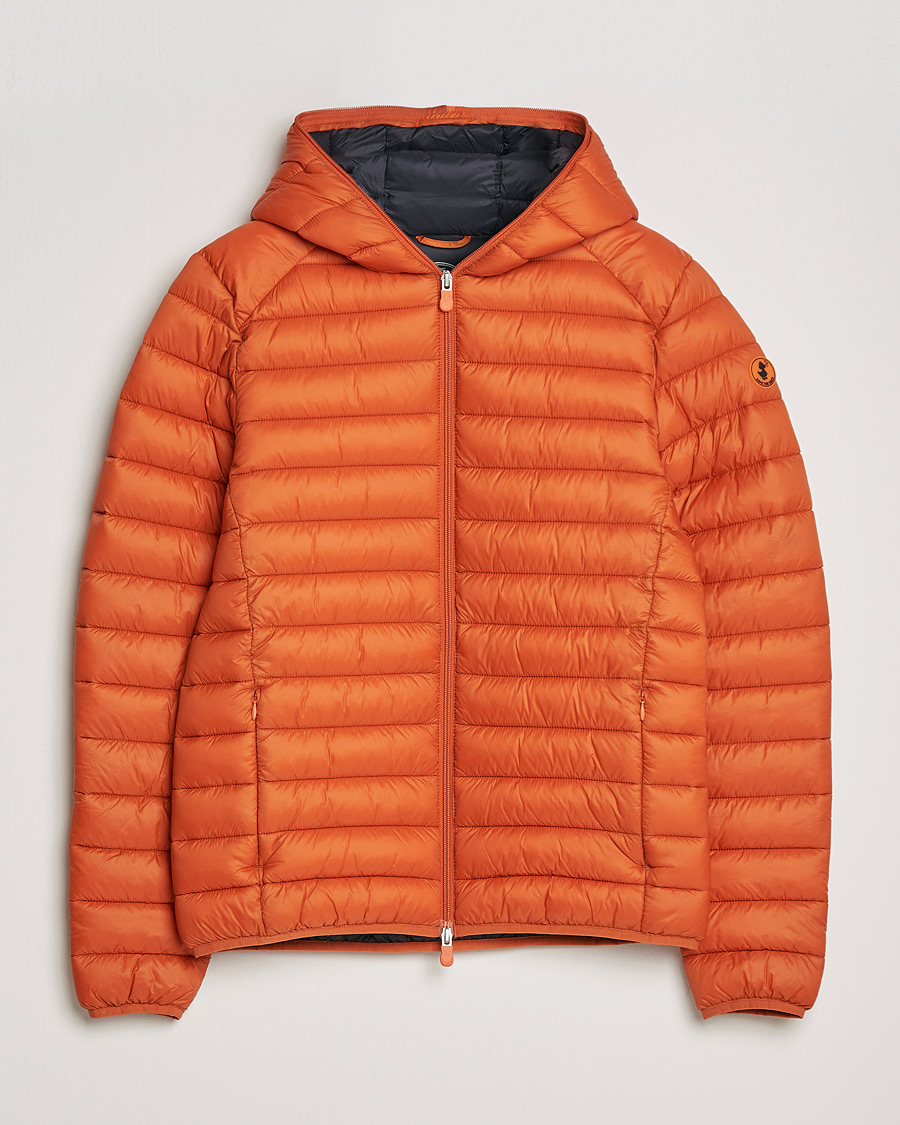 Homme | Manteaux Et Vestes | Save The Duck | Donald Lightweight Padded Hooded Jacket Ginger Orange S