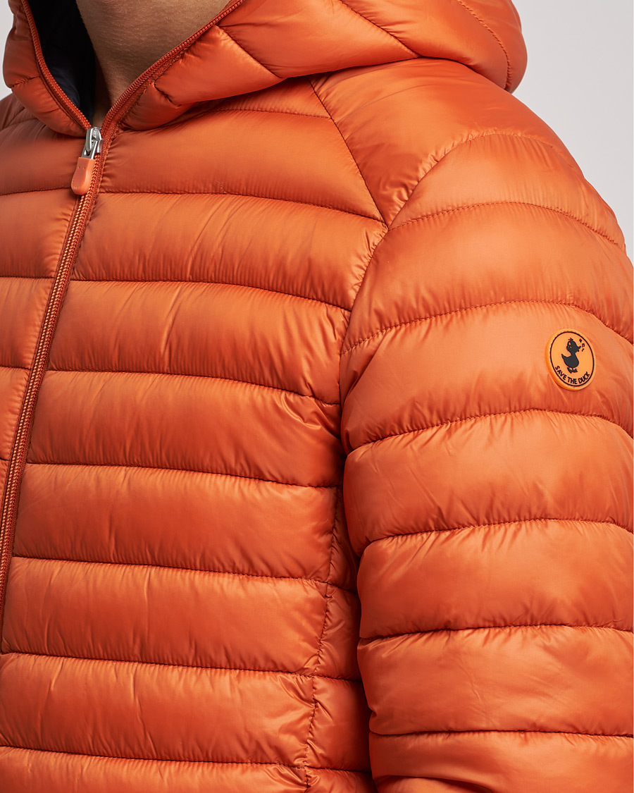Homme | Manteaux Et Vestes | Save The Duck | Donald Lightweight Padded Hooded Jacket Ginger Orange S